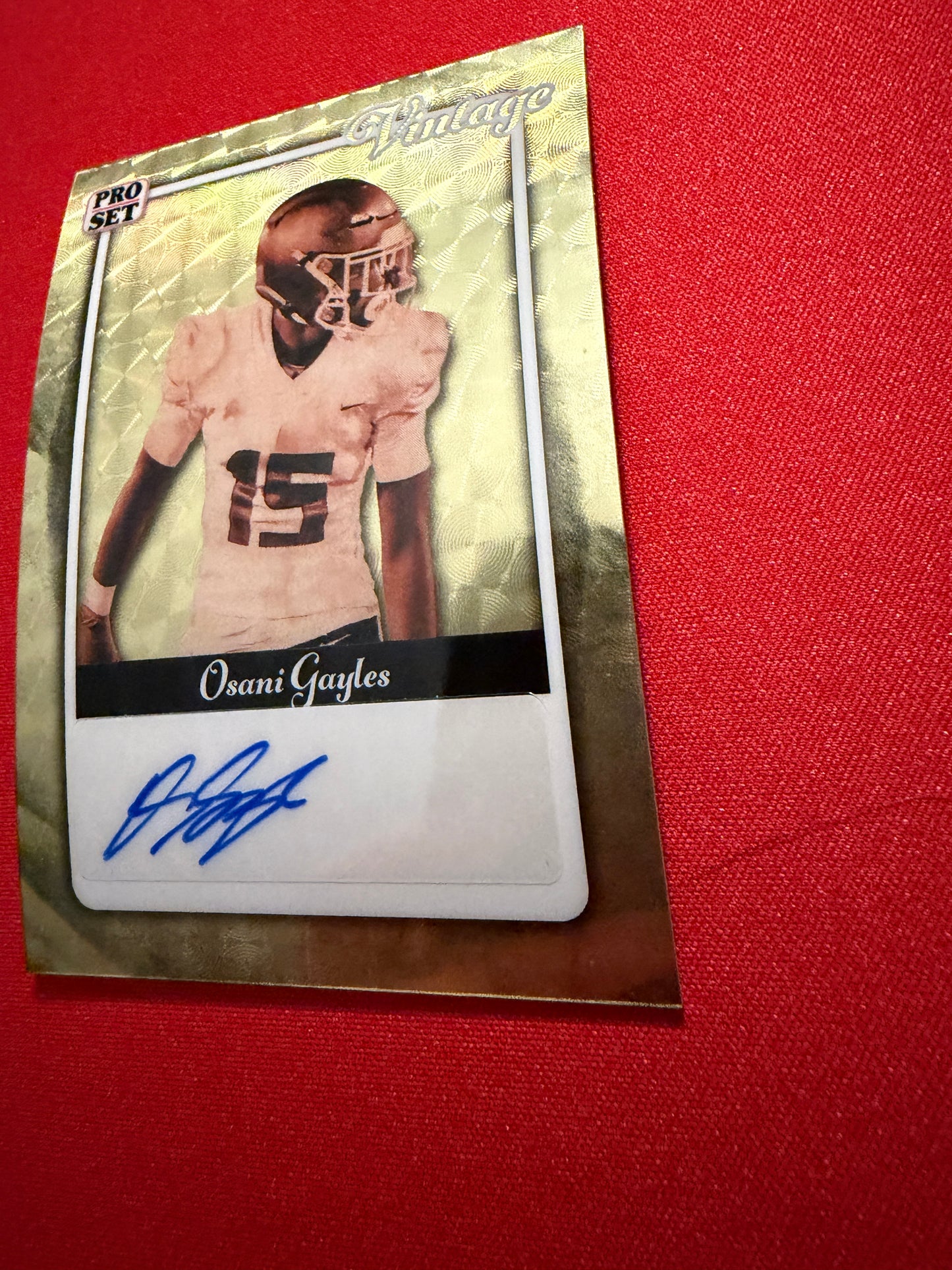 2026 Leaf Pro Set Metal Osani Gayles Vintage Auto Super Gold 1/1