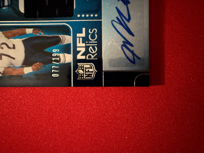 William Perry 2025 Panini Silhouette NFL Relics Patch Auto /199