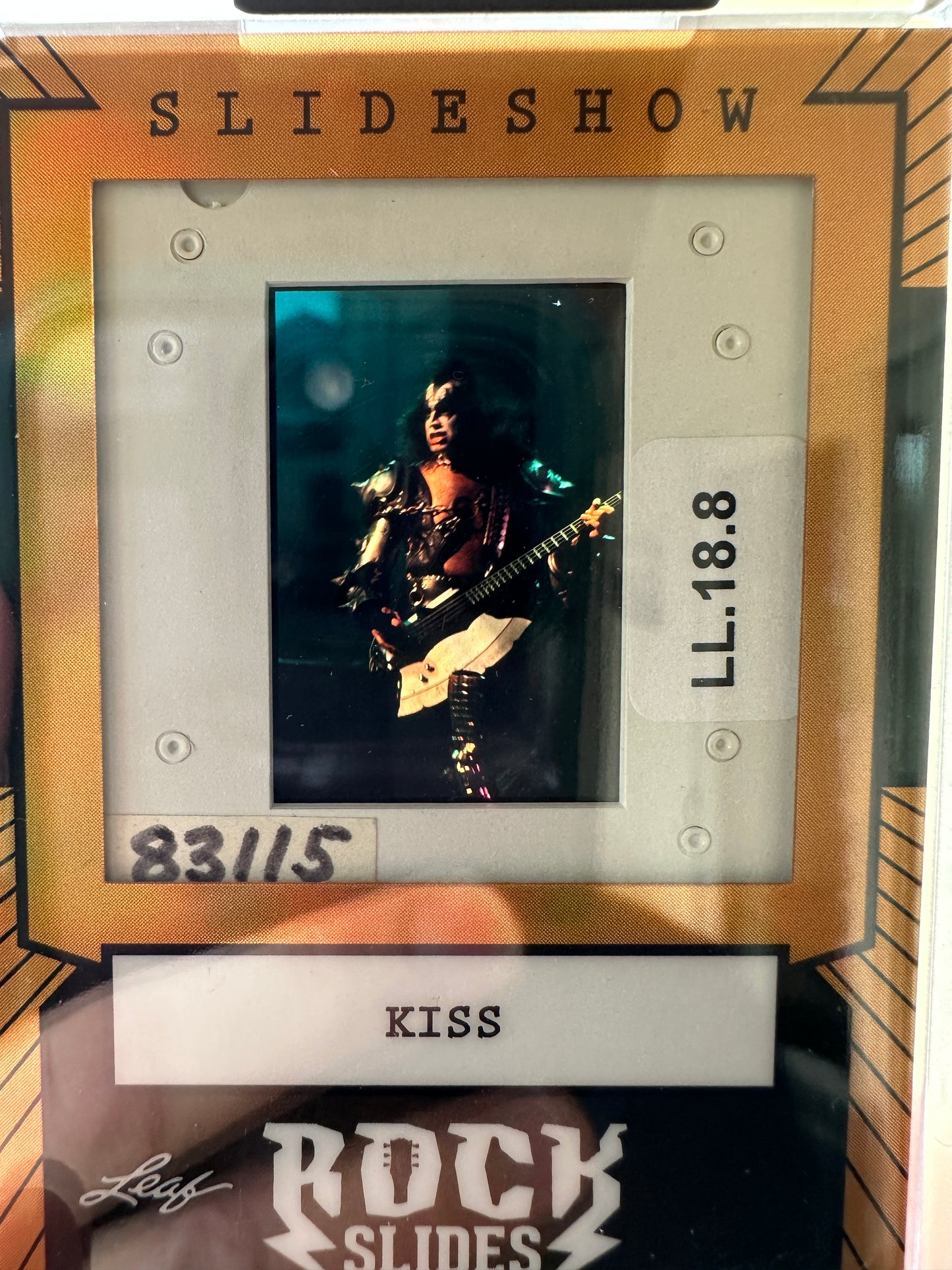 2026 Leaf Slideshow Metal /25 Kiss Encased Rock Slides Gene Simmons Demon