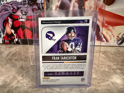 Fran Tarkenton 2025 Panini Silhouette Football Base Blue /99 #79