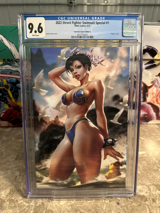 2022 Street Fighter Swimsuit Special CGC 9.6 Carnivore Comics C (Udon) -New Case