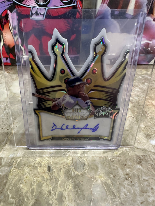2026 Leaf Metal Dave Winfield HIT KINGS 1/1 Autograph - Padres HOF - HA-DW1