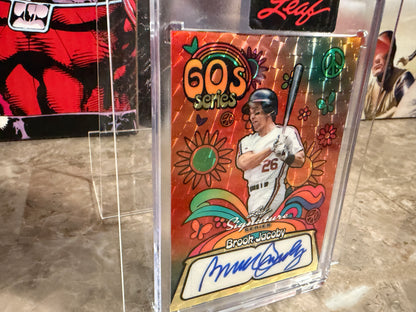Brook Jacoby 2026 Leaf Signature Series 60s Auto Red Flood Super Prismatic 1/1