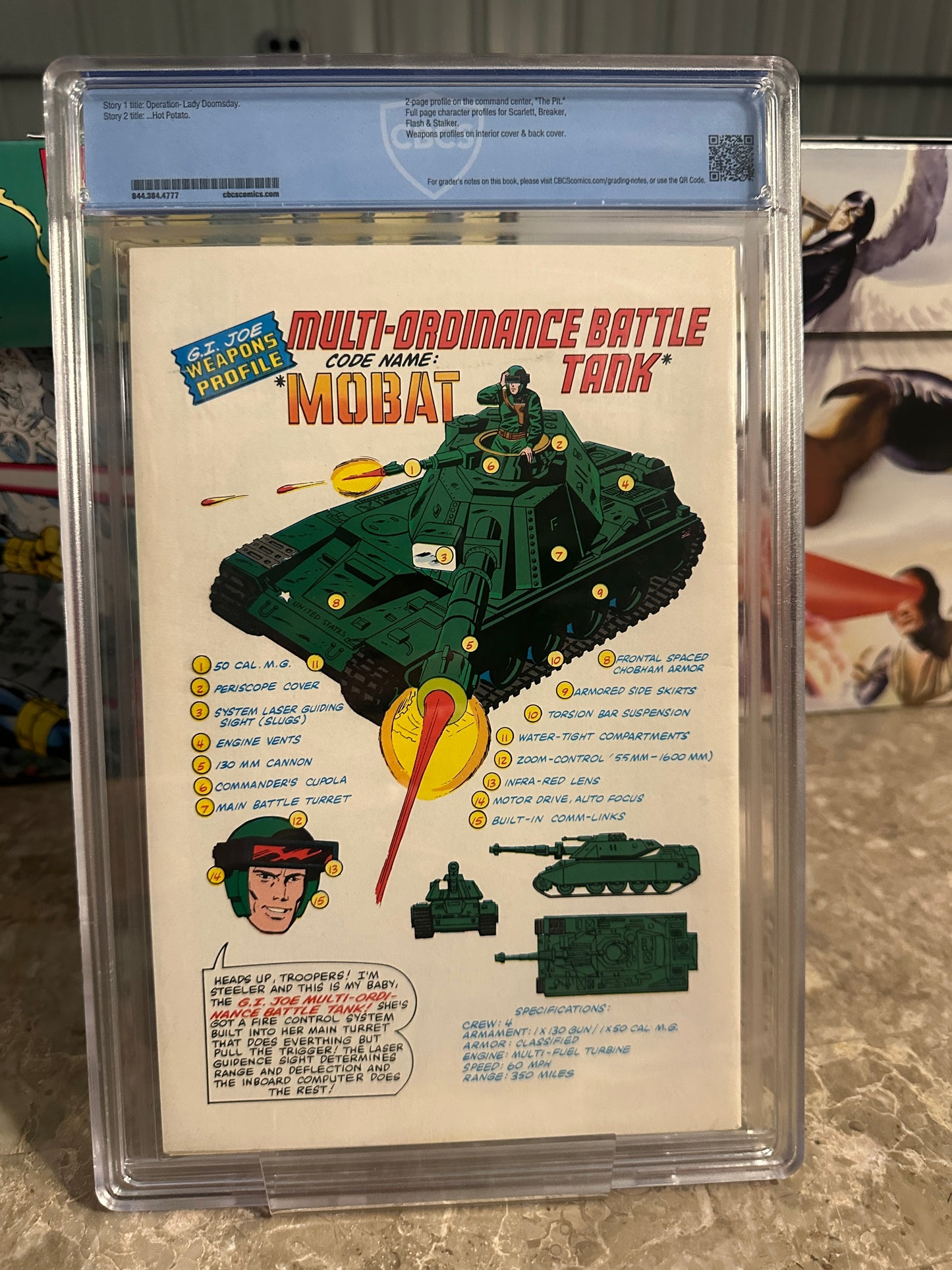 G.I. Joe, A Real American Hero #1 CBCS/CGC 9.2 (1972 Marvel)