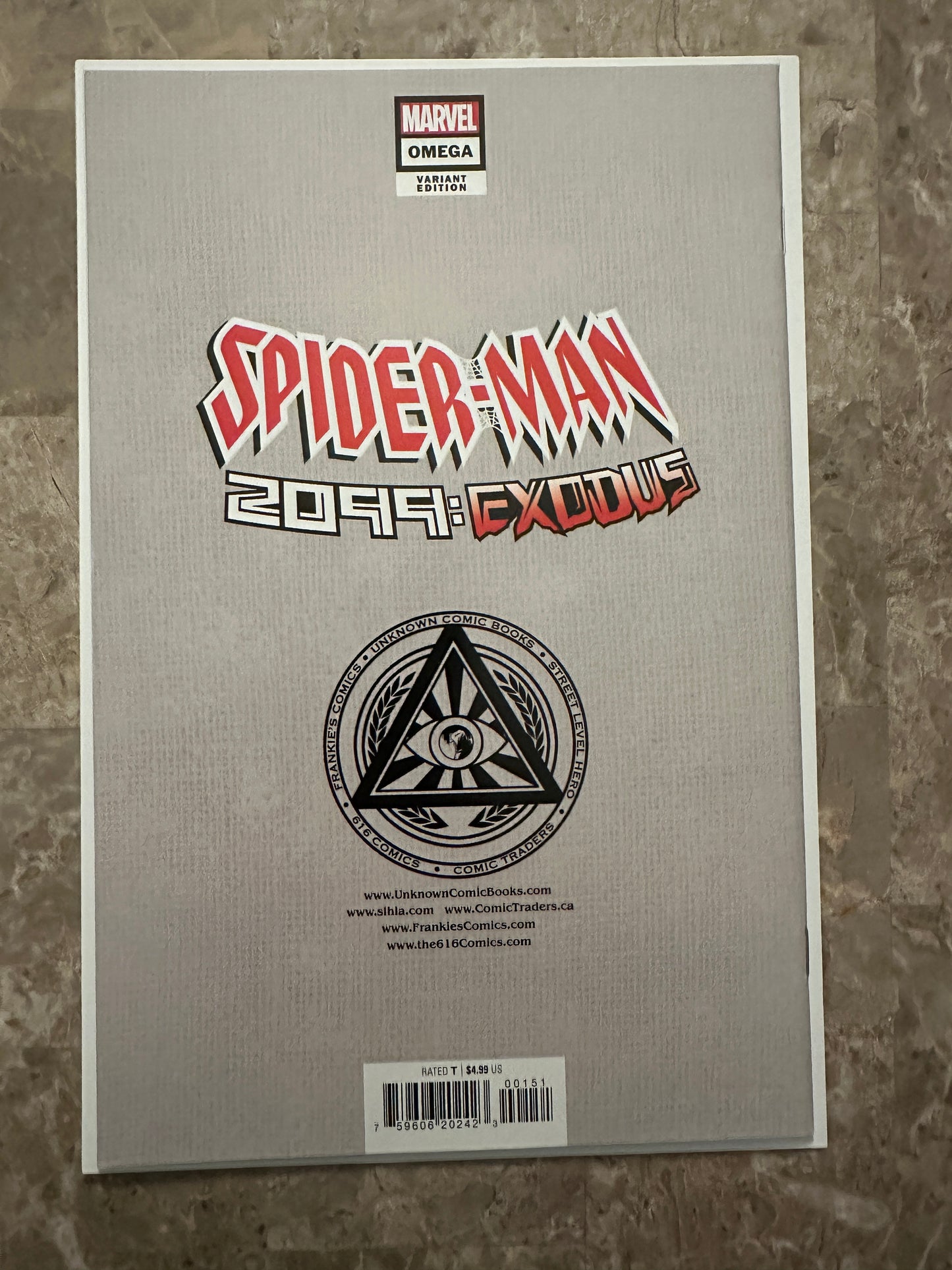 Spider-Man 2099 Exodus Omega Comics Illuminati NM+ 9.6 (Marvel 2022)