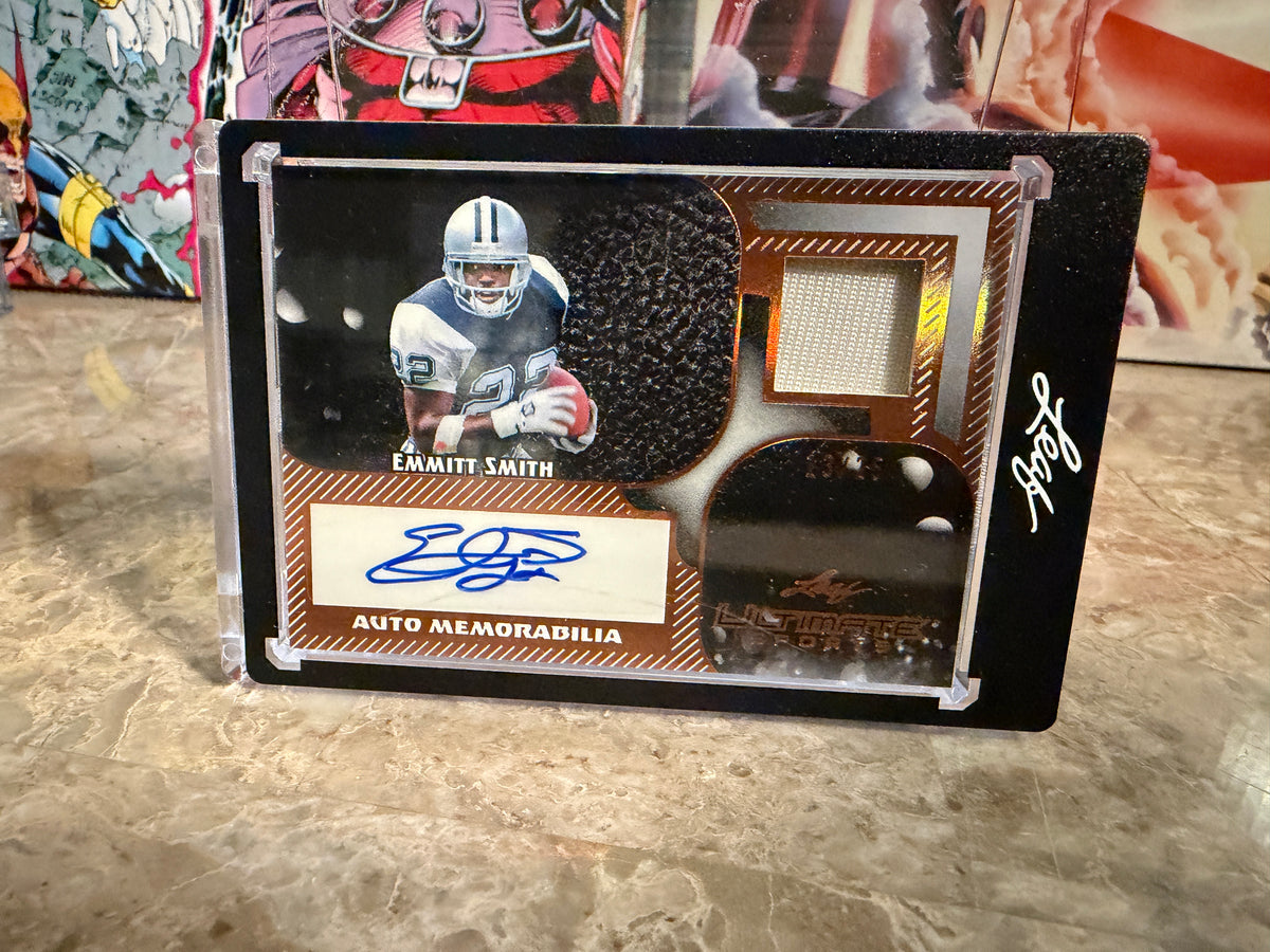Emmitt Smith 2026 Leaf Ultimate Sports Auto Memorabilia Game-Used /25