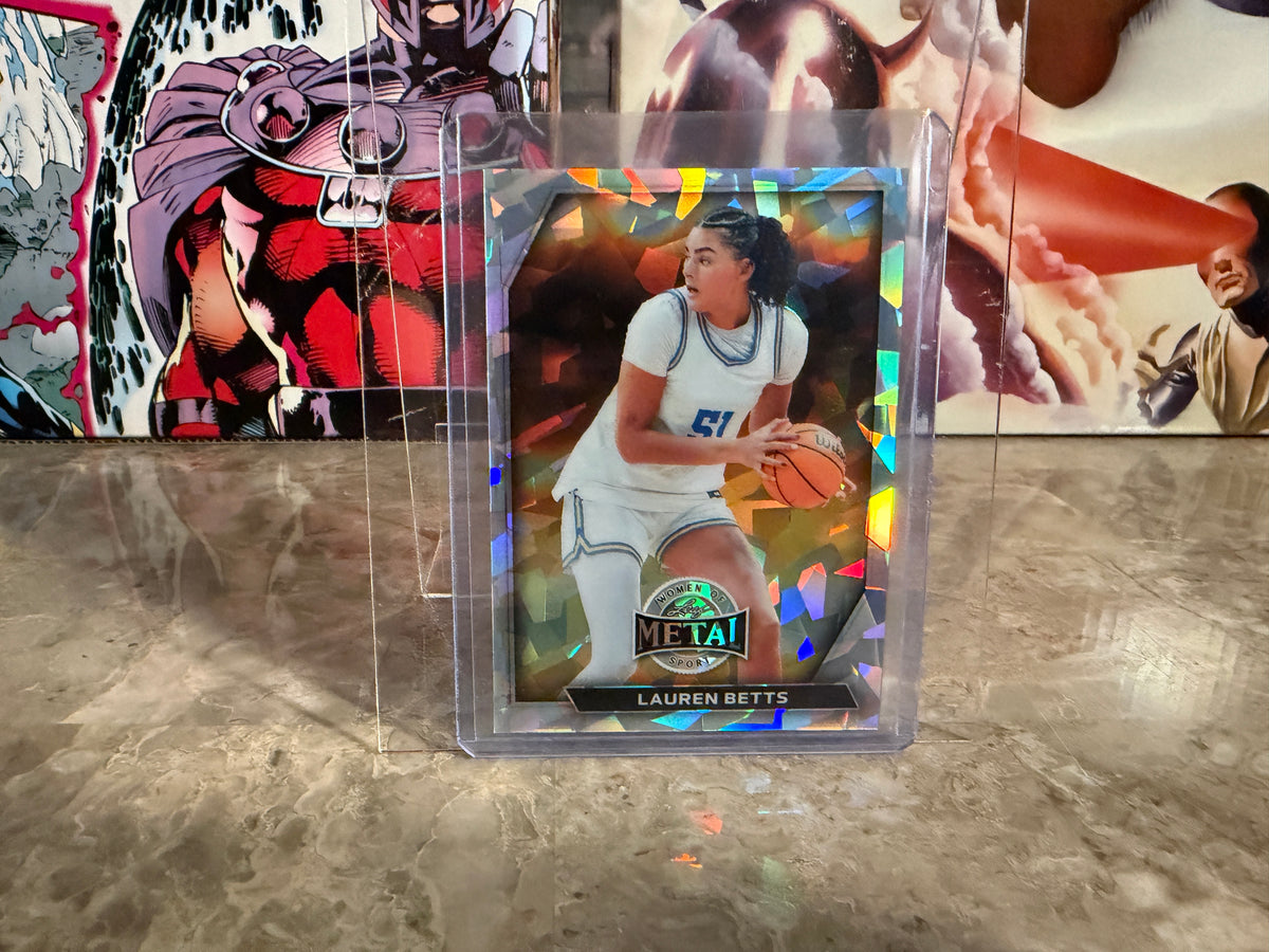 Lauren Betts 2026 Leaf Metal Women of Sport Base Crystal 5/5 Bookend #76