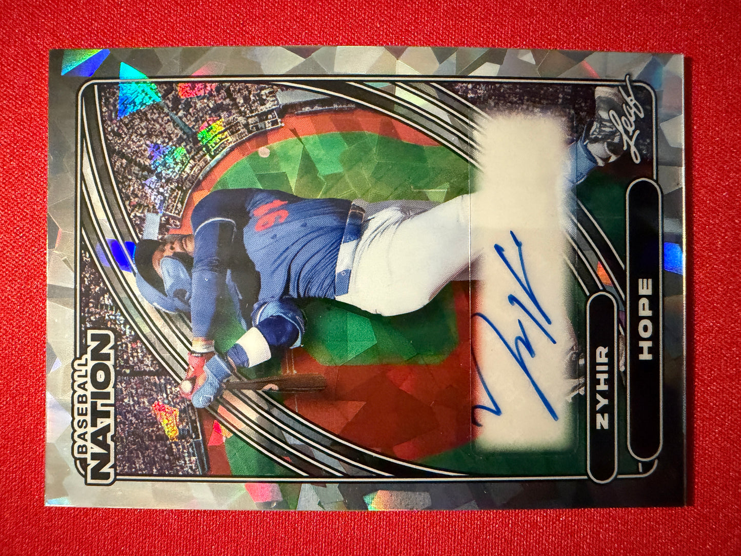 2026 Leaf Baseball Nation Zyhir Hope Auto & Die-Cut 3-Card Lot