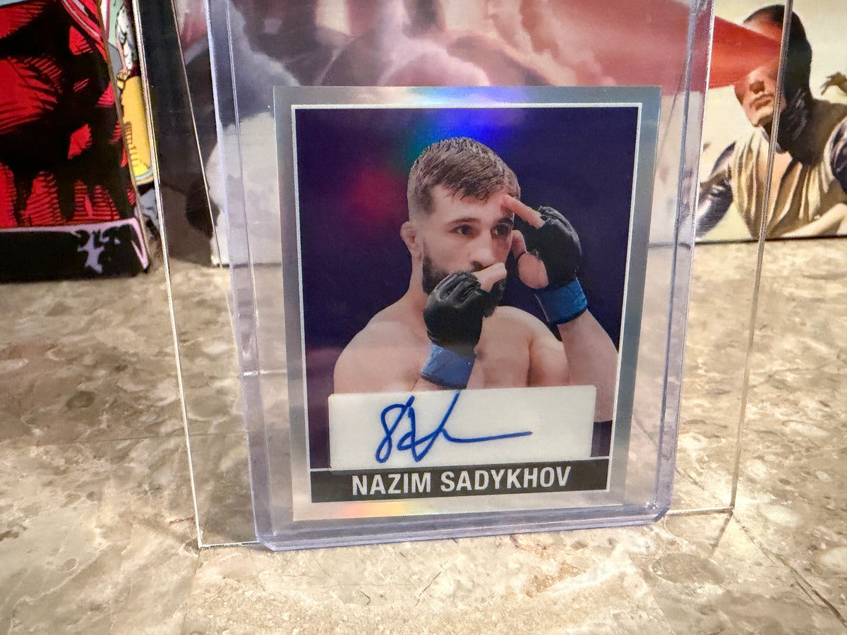 Nazim Sadykhov 2026 Leaf Metal Ring Kings 1948 Auto Purple 7/7 Bookend