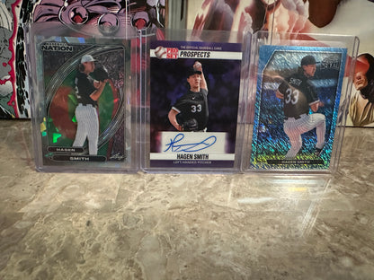 Hagen Smith 2026 Leaf 3-Card Premium Prospect Chase Lot