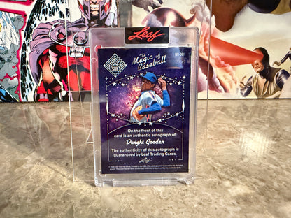 Dwight Doc Gooden 2026 Leaf Seasons In the Sun Magic of Baseball Auto 1/4
