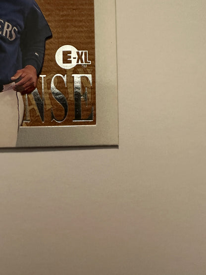 Ken Griffey Jr. #4 (1996 Fleer E-Motion XL D-Fense) - High grade