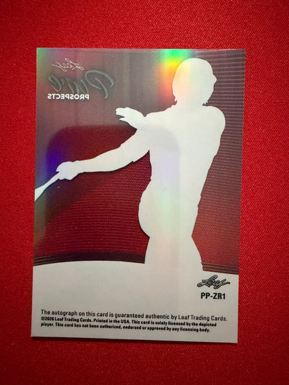 Zion Rose 2026 Leaf Metal Draft Edition Baseball Pure Prospects Auto #PP-ZR1