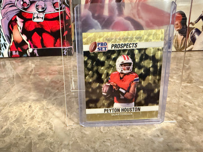 Peyton Houston 2026 Leaf Pro Set Metal 1990 Mini Super Gold Prismatic 1/1
