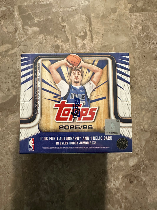 2025-2026 Topps Basketball Jumbo Fat Pack Box - Ships Same or Next Day