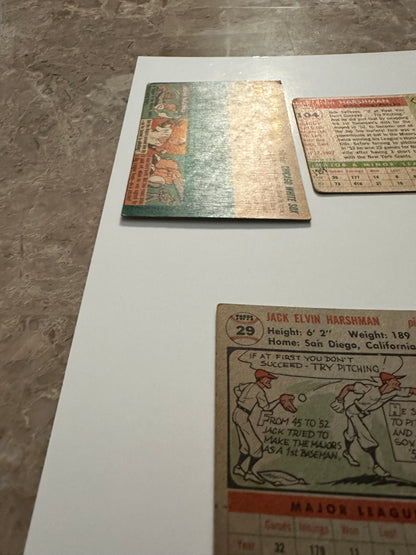 Jack Harshman #104,173,29 (1954,1955,1956 Topps) - Lower Grade