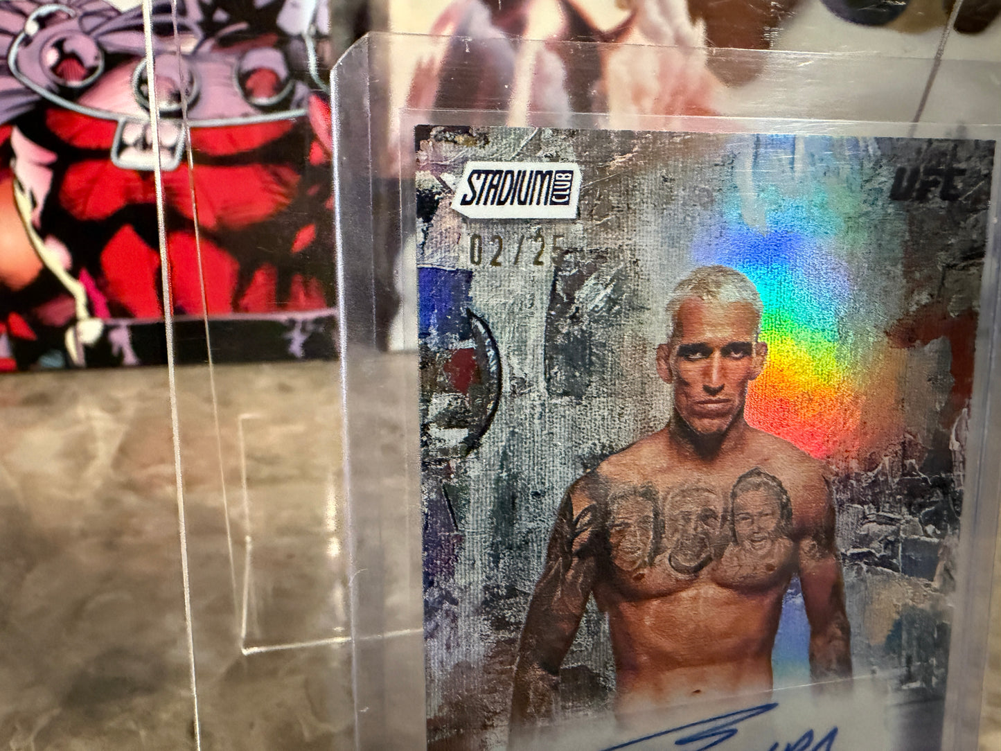 Charles Oliveira 2026 Topps Stadium Club UFC Abstract Autographs 2/25 #AA-CO