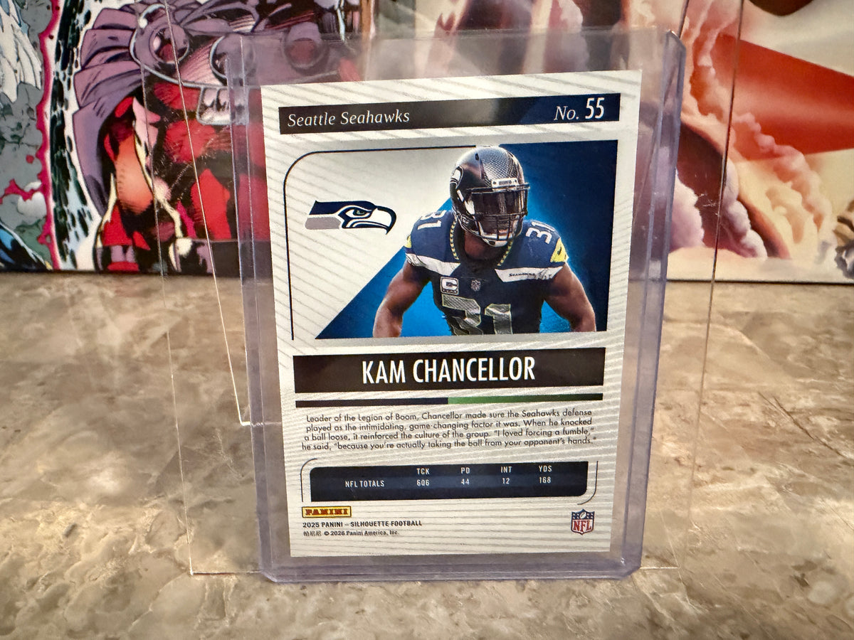 Kam Chancellor 2025 Panini Silhouette Football Base Silver /149 #55