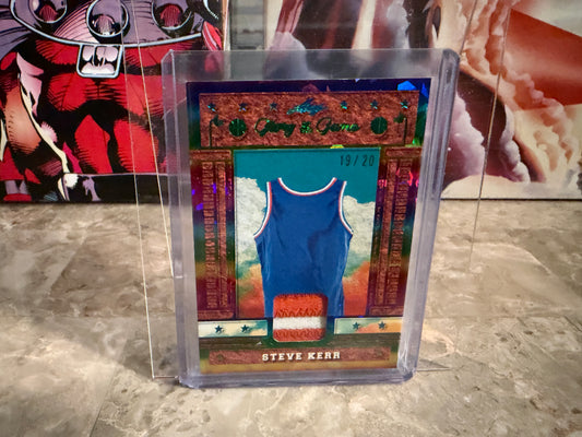 Steve Kerr 2025 Leaf Glory of the Game Game-Used Jersey /20