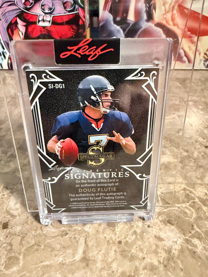 2026 Leaf Spectacular Football Doug Flutie Authentic Signatures Red 2/2