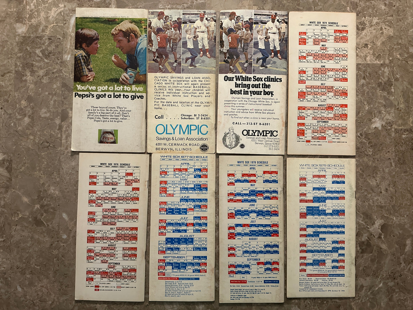 Chicago White Sox Media Guides 1965-2000 + Extras