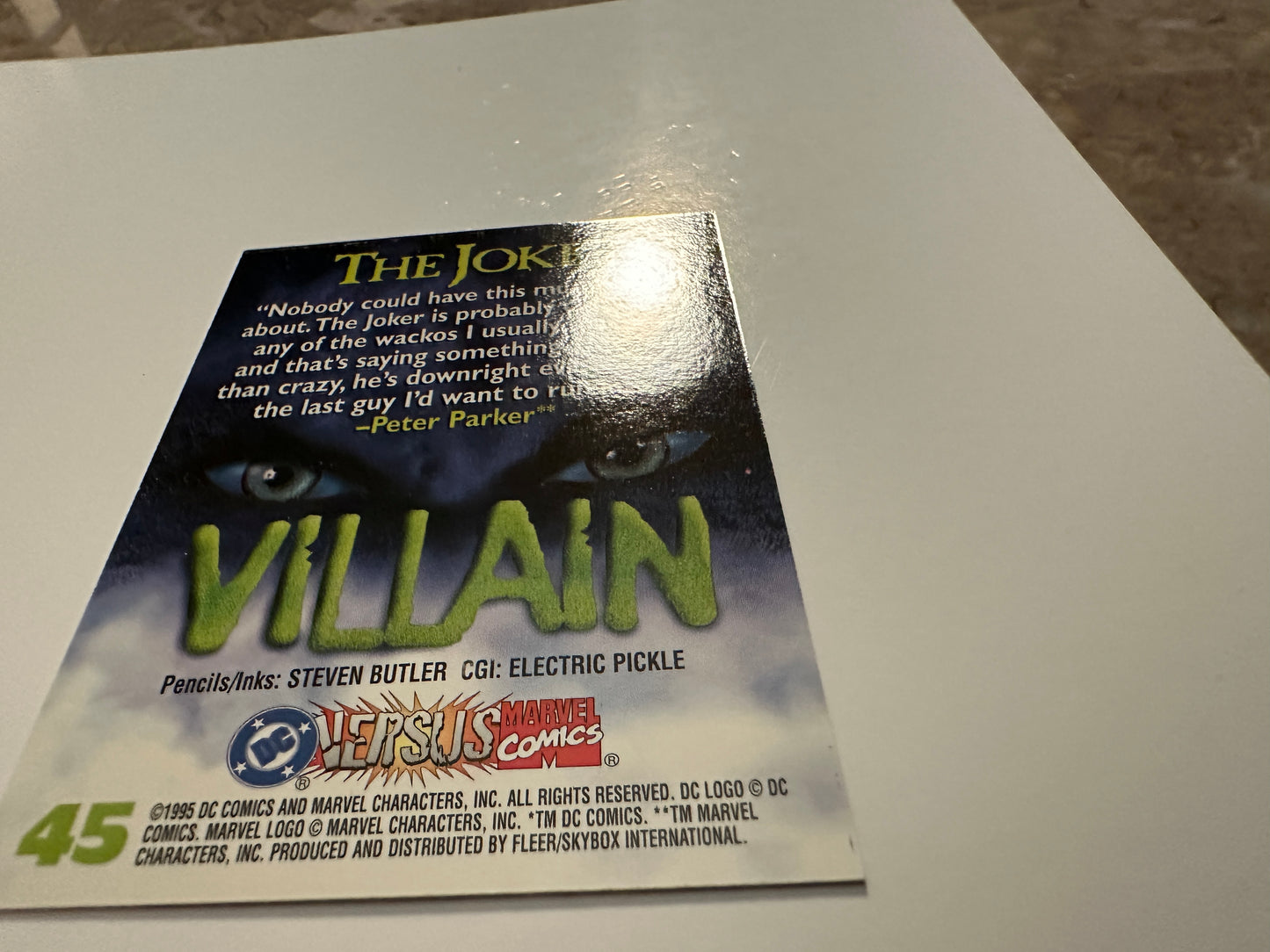 The Joker #45 (1995 Fleer DC vs. Marvel) - High grade