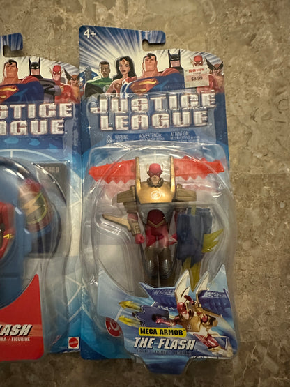 Justice League Animated Flash & Flash Mega Armor (Mattel) - New Sealed
