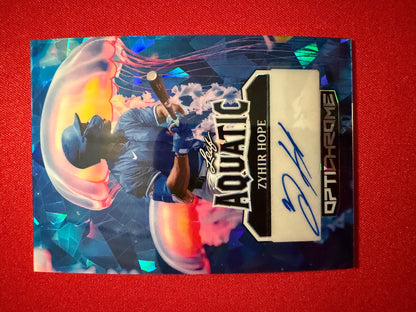 Zyhir Hope 2025 Leaf Optichrome Baseball Base Aquatic Auto Jellyfish Crystal  1/1