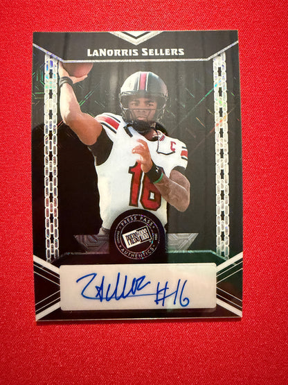 LaNorris Sellers 2024 Leaf Metal Collective Press Pass Auto Black /5
