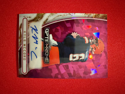 2026 Leaf Optichrome Kyle McCord Pink Crystal Auto 4/6 Syracuse