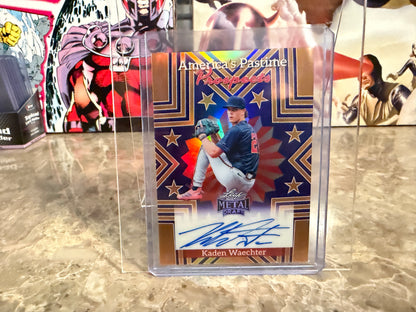 Kaden Waechter 2026 Leaf Metal Draft Edition America’s Pastime Prospects Auto Gold 1/1