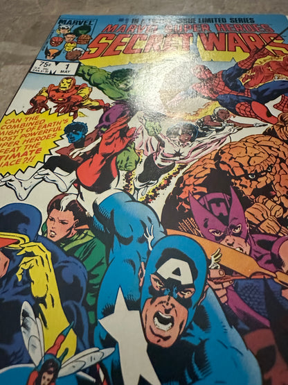 Marvel Super Heroes: Secret Wars #1 VF 8.0-8.5 (Marvel Comics 1984)