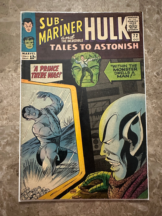 Tales to Astonish #72 VG+ 4.5 (1965 Marvel)