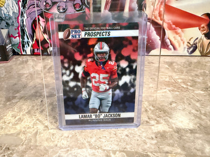 2026 Leaf Pro Set Lamar "Bo" Jackson 1989 Gold Super Prismatic 1/1 RWB 2-Card Lot