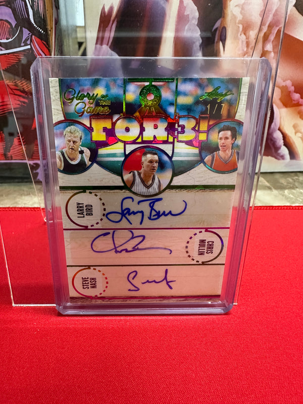 (2026/04/01) Larry Bird/Steve Nash/Chris Mullin Triple Auto For 3!