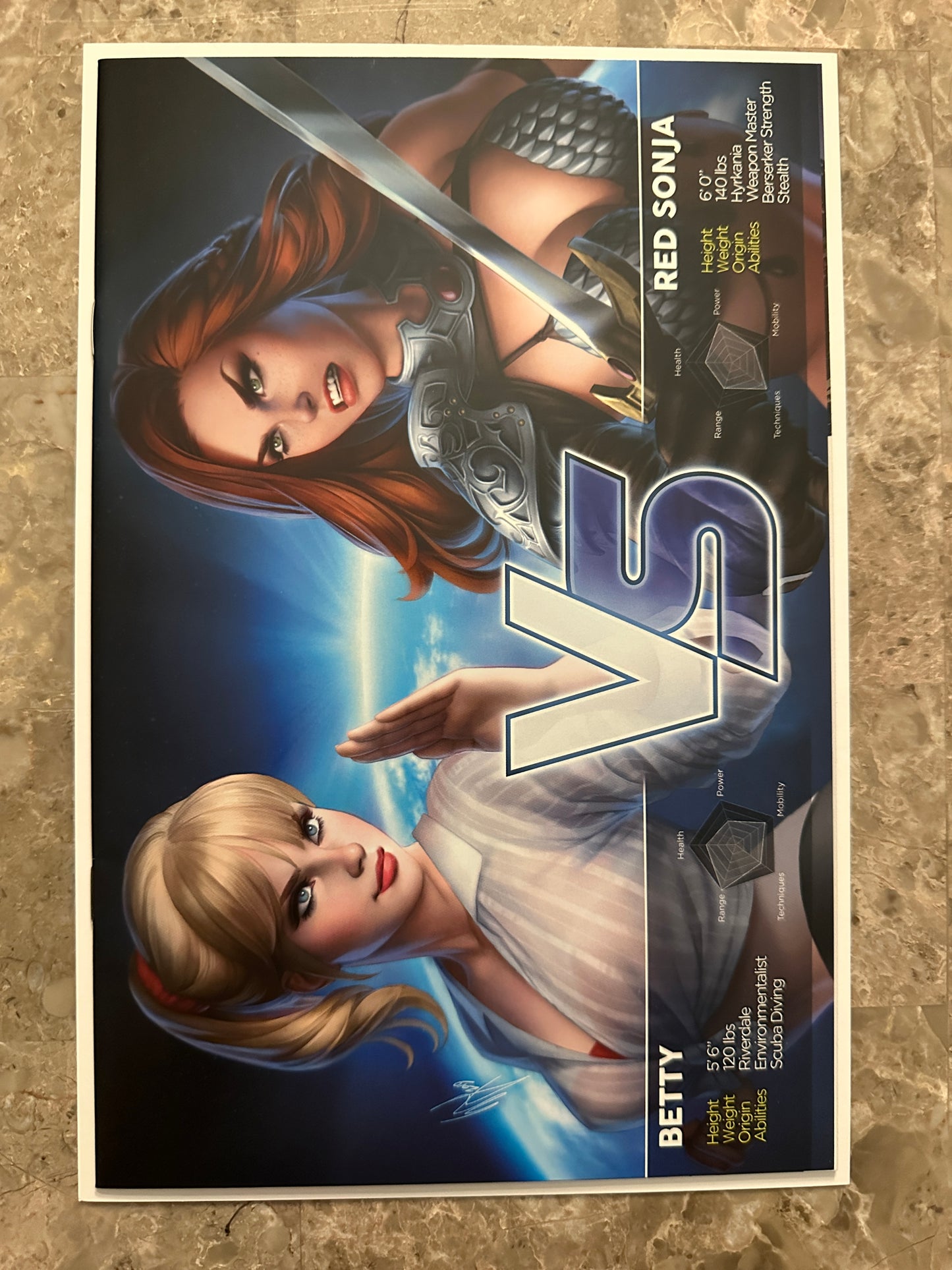 Red Sonja & Vampirella Meet Betty & Veronica #1 KRS (Dynamite 2019) - Louw Cover