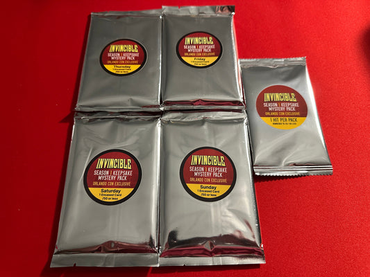 Invincible Season 1 Keepsake Orlando MegaCon 5 Mystery Pack Bundle (March 2026)