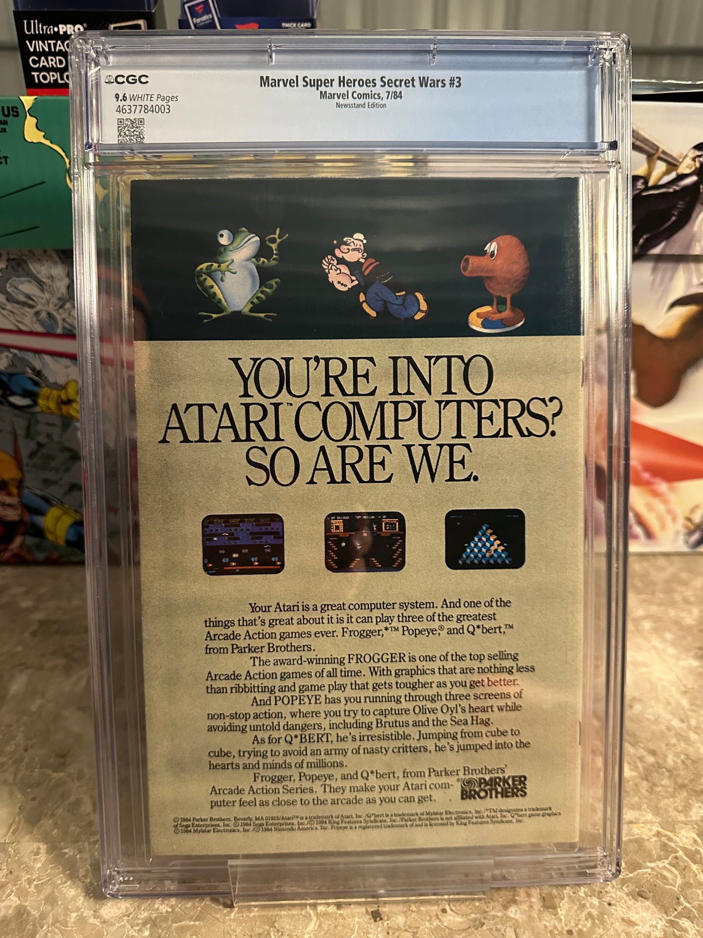 Marvel Super-Heroes: Secret Wars #3 Newsstand CGC 9.6 WP (1984) - New Case