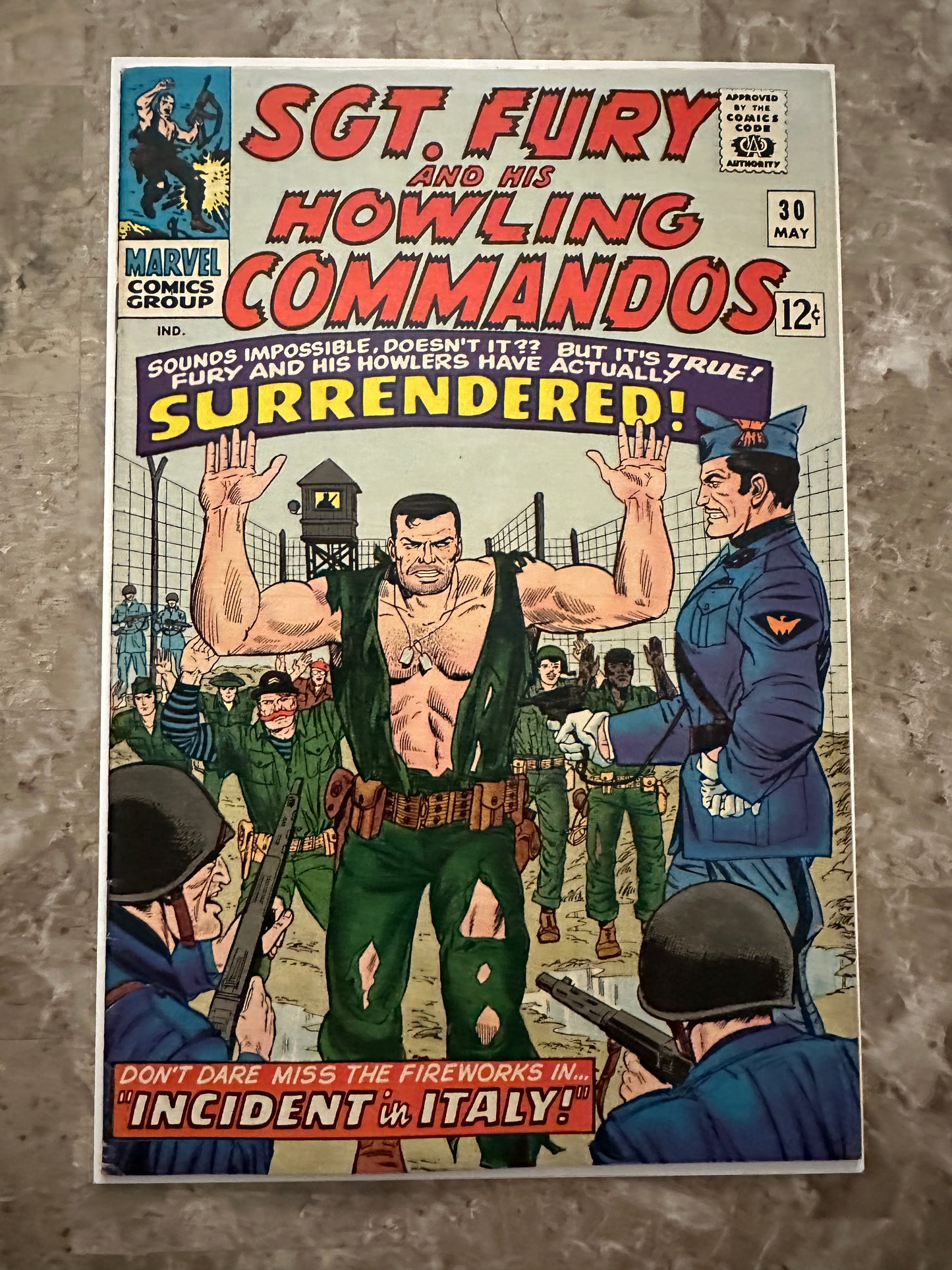 Sgt Fury #30 VF- 7.5 (Marvel Comics 1966) - Glossy copy
