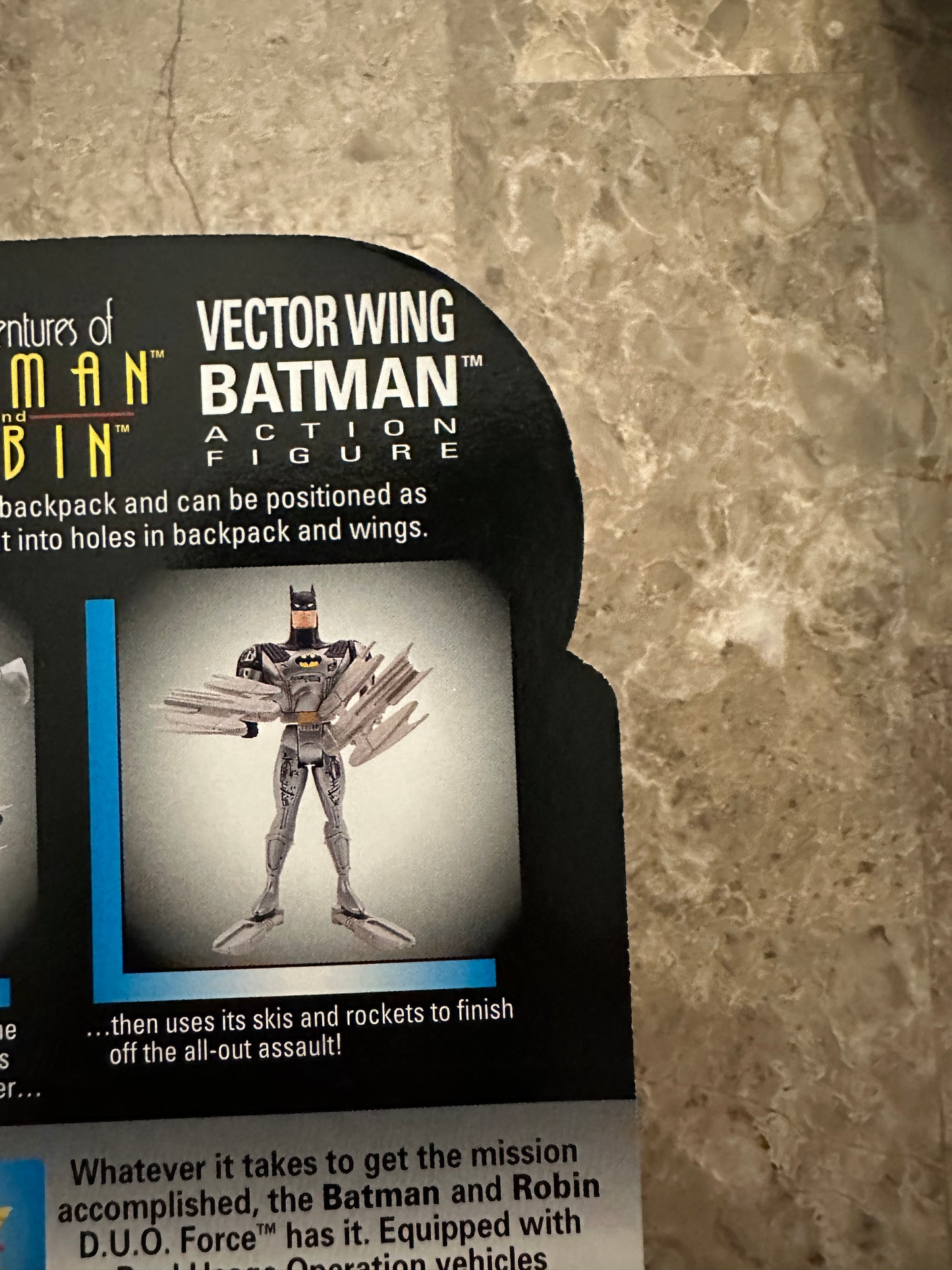 The Adventures of Batman & Robin Vector Wing Batman (Kenner) - New Sealed