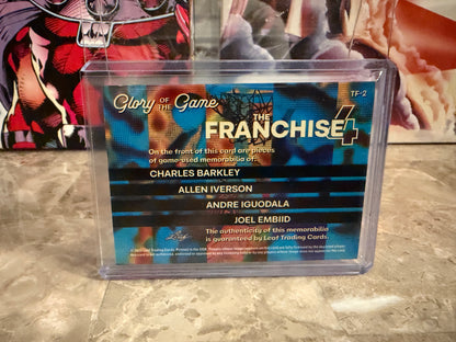 Barkley Iverson Embid Iguodala 2026 Leaf Glory of the Game Franchise 4 Game-Used
