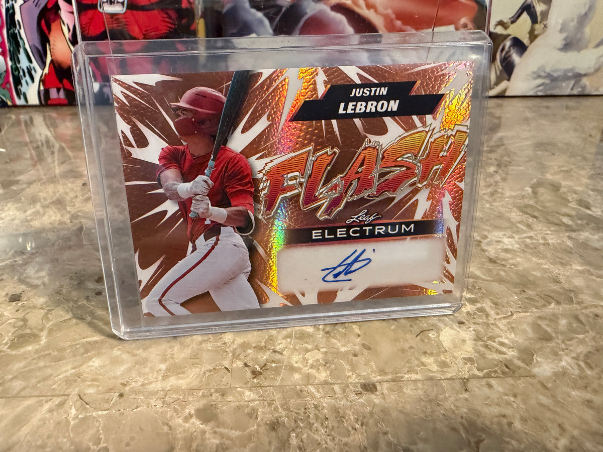 2026 Leaf Electrum Baseball Justin LeBron Flash Bronze /15