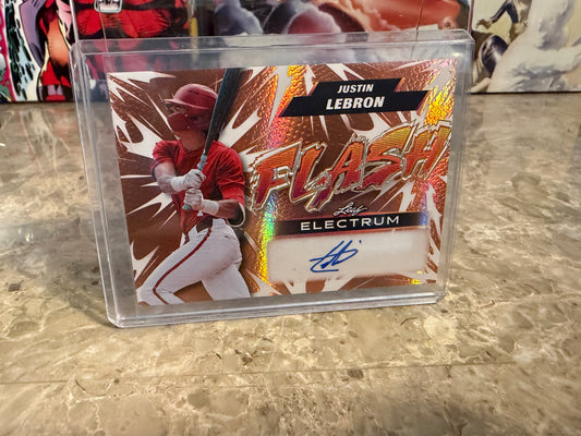 2026 Leaf Electrum Baseball Justin LeBron Flash Bronze /15