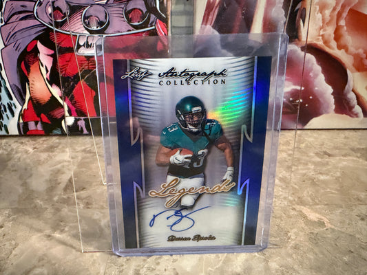 Darren Sproles 2026 Leaf Autograph Collection Legends Auto Blue Prismatic 1/1