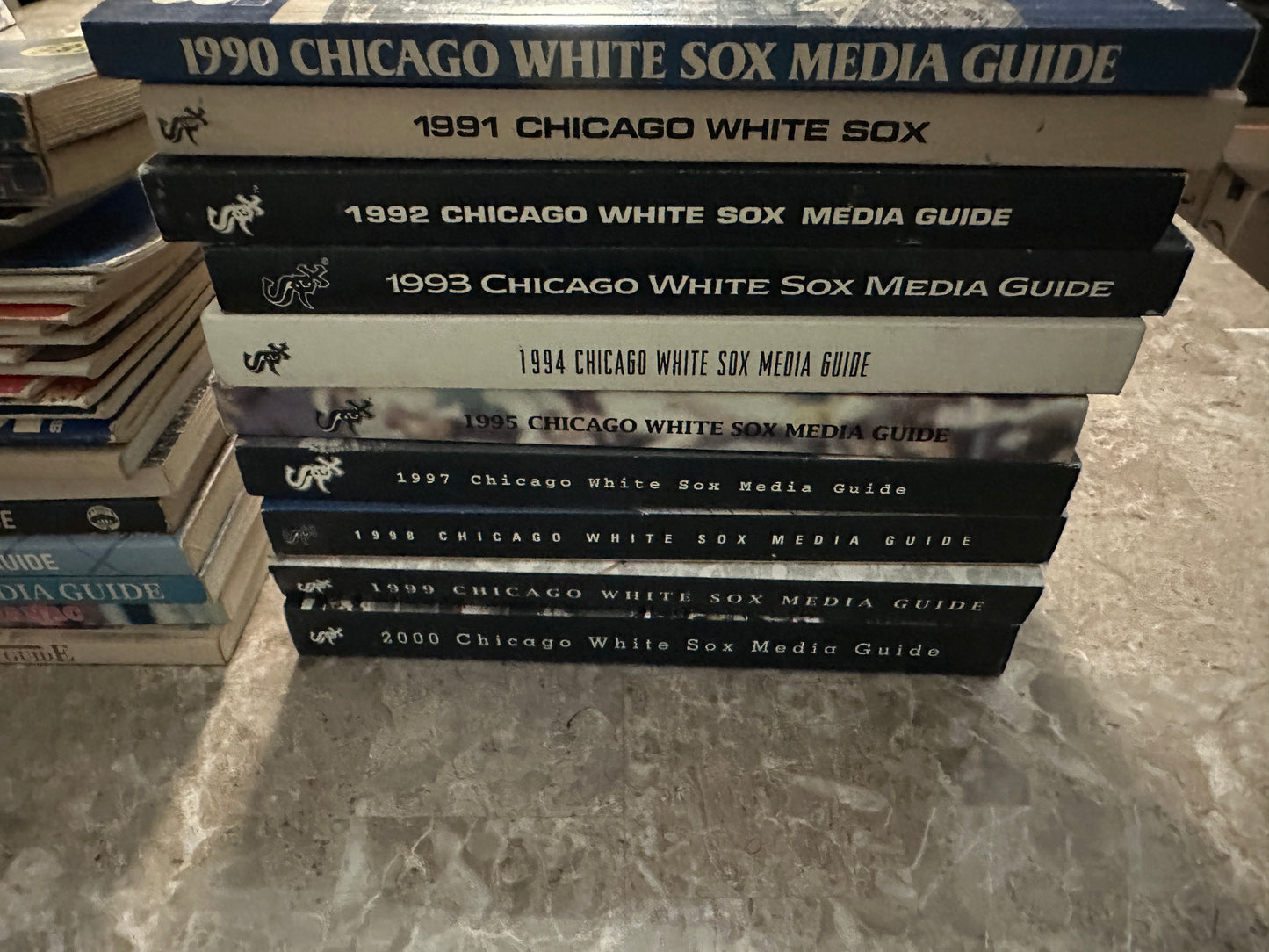 Chicago White Sox Media Guides 1965-2000 + Extras