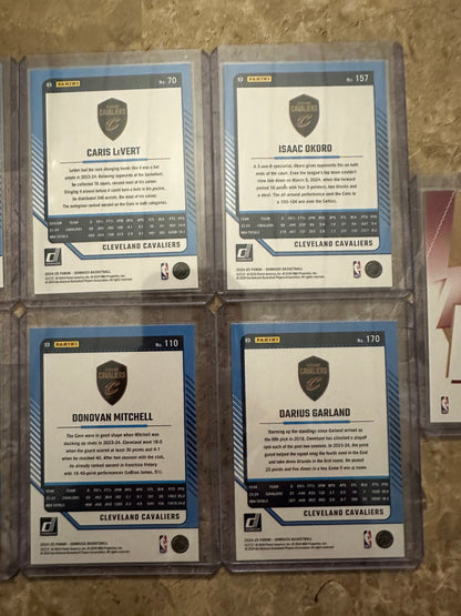 2024 Panini Donruss Basketball Cleveland Cavaliers Team Set (8 cards)