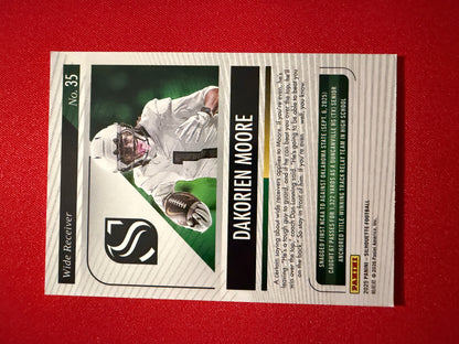 Dakorien Moore 2025 Panini Silhouette Football Base Blue /99 #35