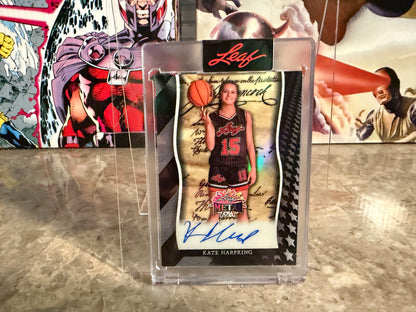 Kate Harpring 2026 Leaf Metal Independence Day Base Declaration Auto Black 1/1