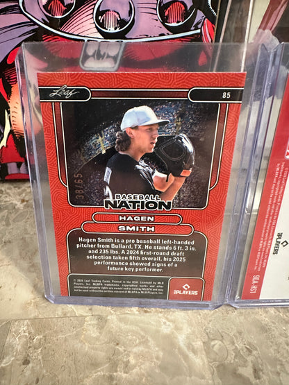 Hagen Smith 2026 Leaf 3-Card Premium Prospect Chase Lot