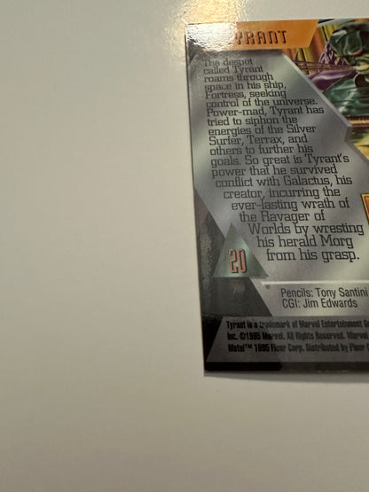 Tyrant #20 (1995 Marvel Metal) - High grade
